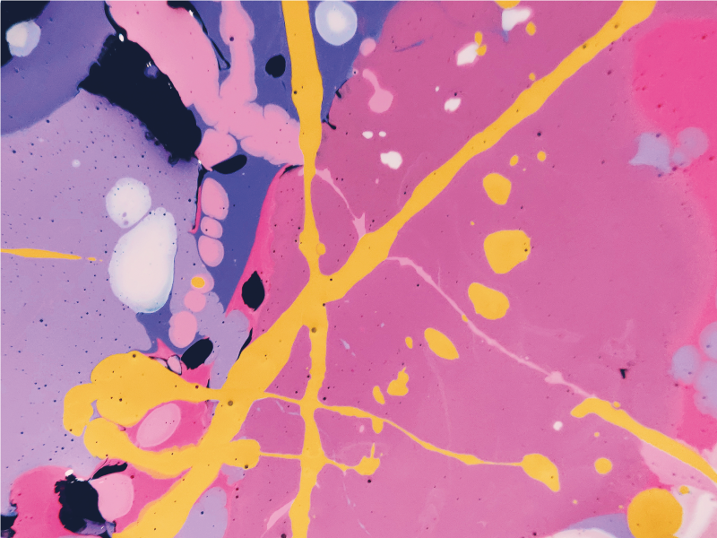 Barevné abstraktní šplouchání Vinylový koberec s texturou - TenStickers