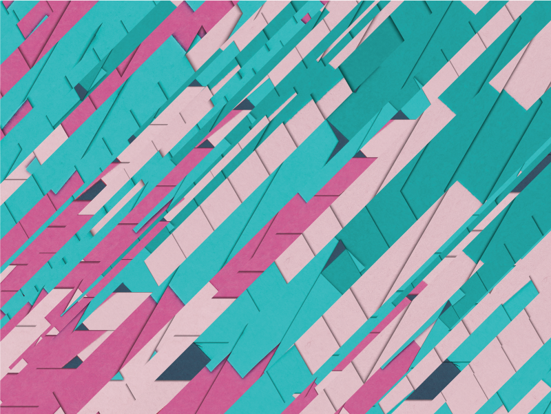 Moderní umění barevné linie moderní vinylový koberec - TenStickers