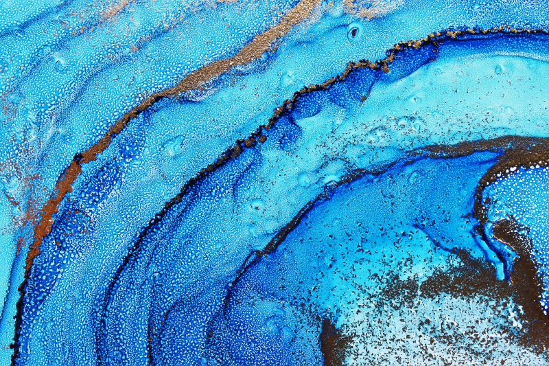 Vinylový koberec do ložnice s barevnou směsí - TenStickers