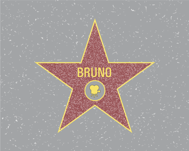 Rozpoznávání hvězd Vinylový koberec se jmény - TenStickers