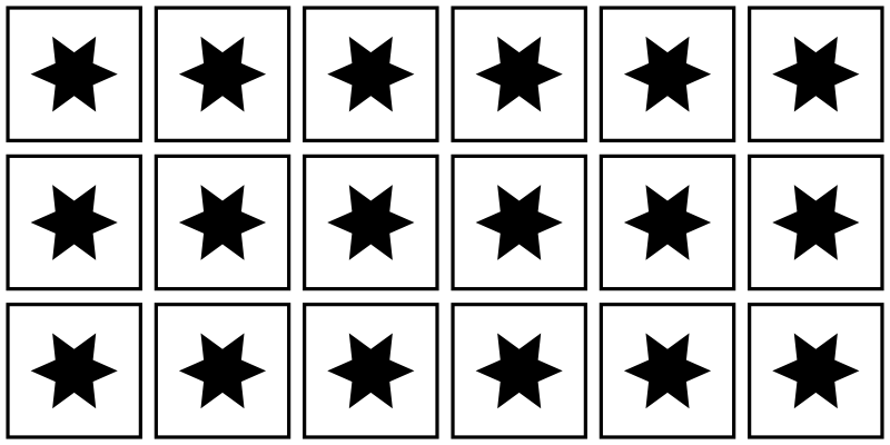 černobílý motiv Vinylový koberec s hvězdami - TenStickers