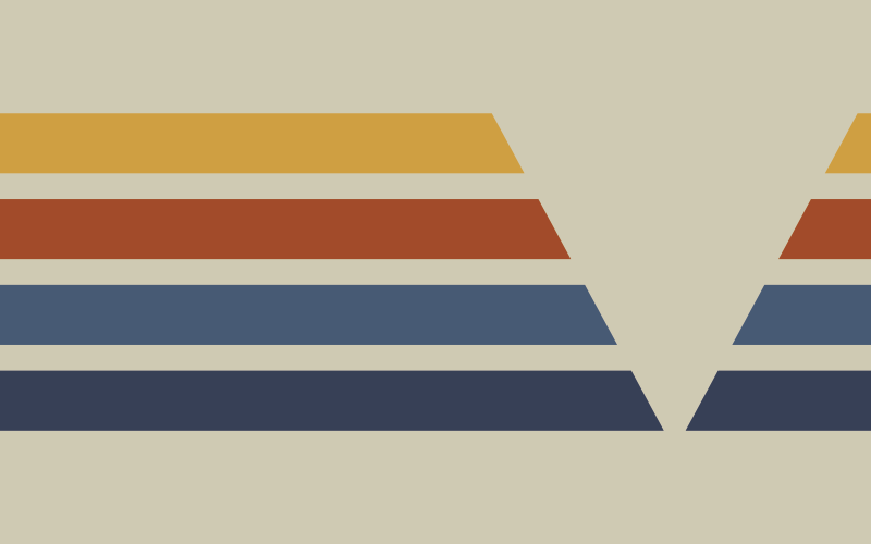 Motiv šípových pruhů Geometrický vinylový koberec - TenStickers