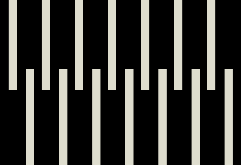 Stylový pruhovaný design Vinylový koberec pro teenagery - TenStickers