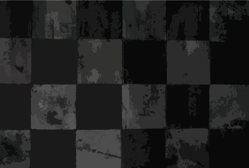 Nordic style basket squares nordic vinyl koberec - TenStickers