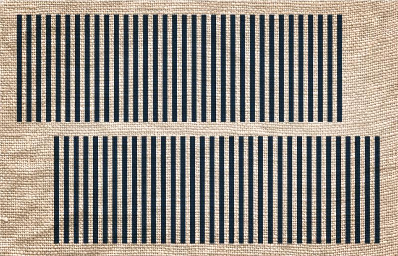 Béžový pruhovaný vzor Vinylový koberec obývací pokoj - TenStickers