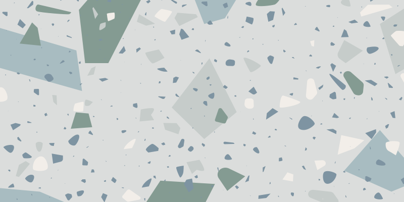 Modrý a bílý teracový koberec - TenStickers