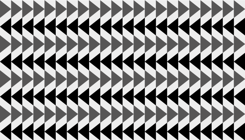 Geometrický vinylový koberec šedý trojúhelníkový vzor - TenStickers