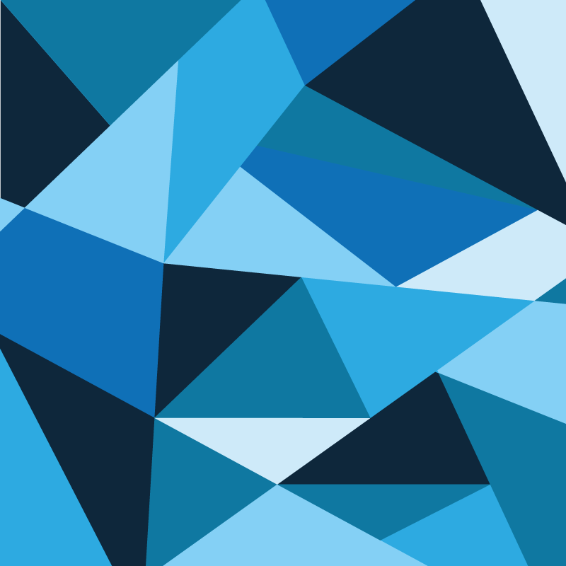 Modrý pruhovaný severský trojúhelník severský vinylový koberec - TenStickers