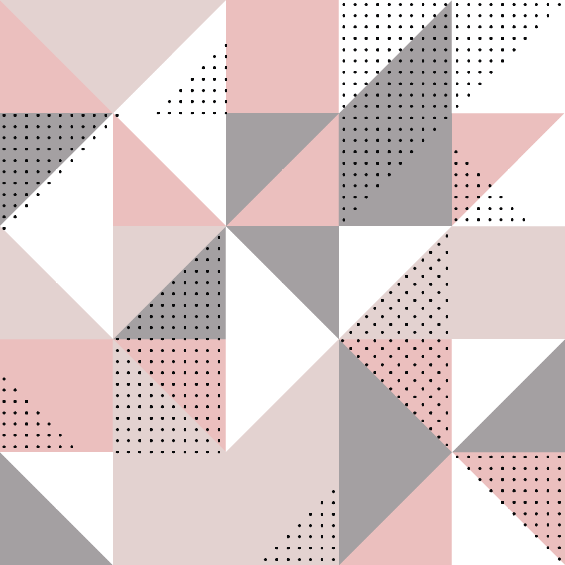 Trojúhelníkové barevné segmenty Geometrický vinylový koberec - TenStickers