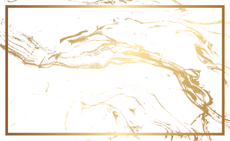 Vinylový koberec z bílého a zlatého mramoru s texturou - TenStickers