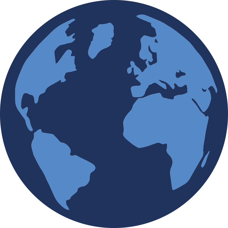 Reprezentace zeměkoule Vinylový koberec z celého světa - TenStickers