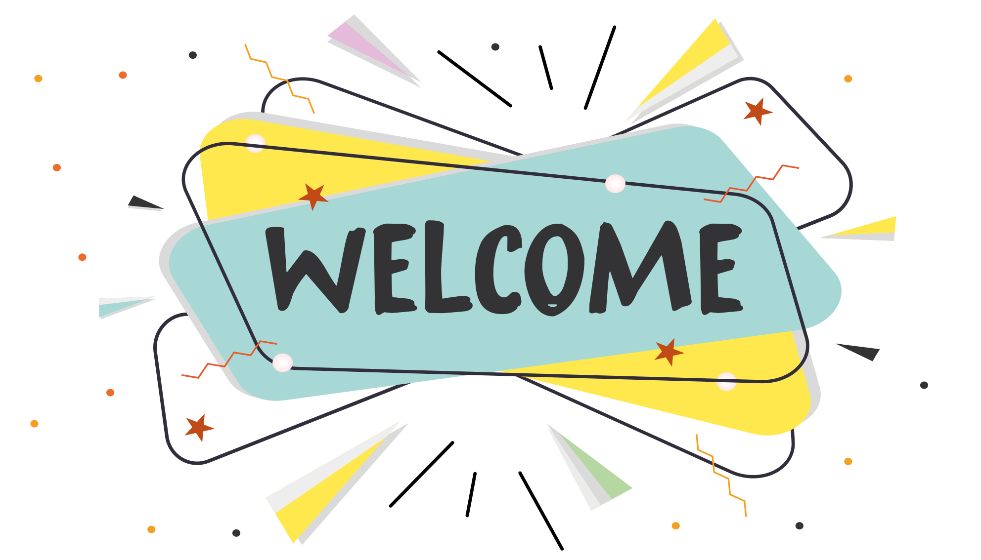 Abstraktní vítání Vinylový koberec ve vstupní hale - TenStickers