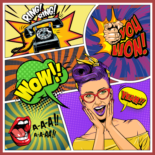 Komiksový koberec do ložnice - TenStickers