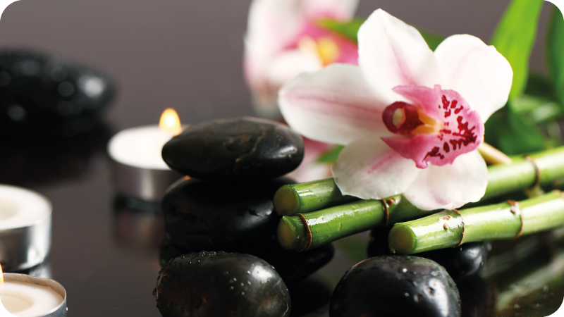 Orchidejový klid Přírodní vinylový koberec - TenStickers