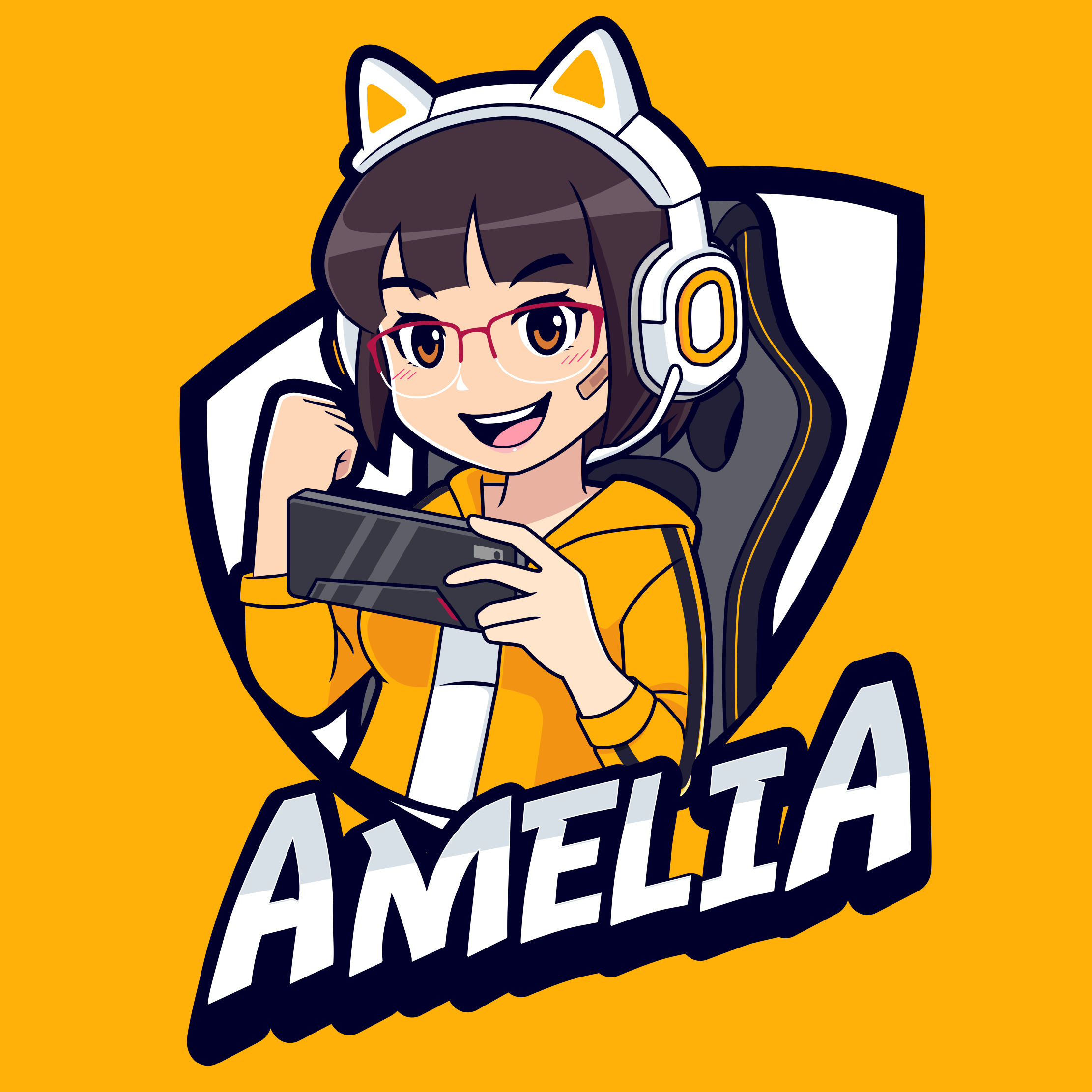 Herní portrét na míru Vinylový koberec pro teenagery - TenStickers