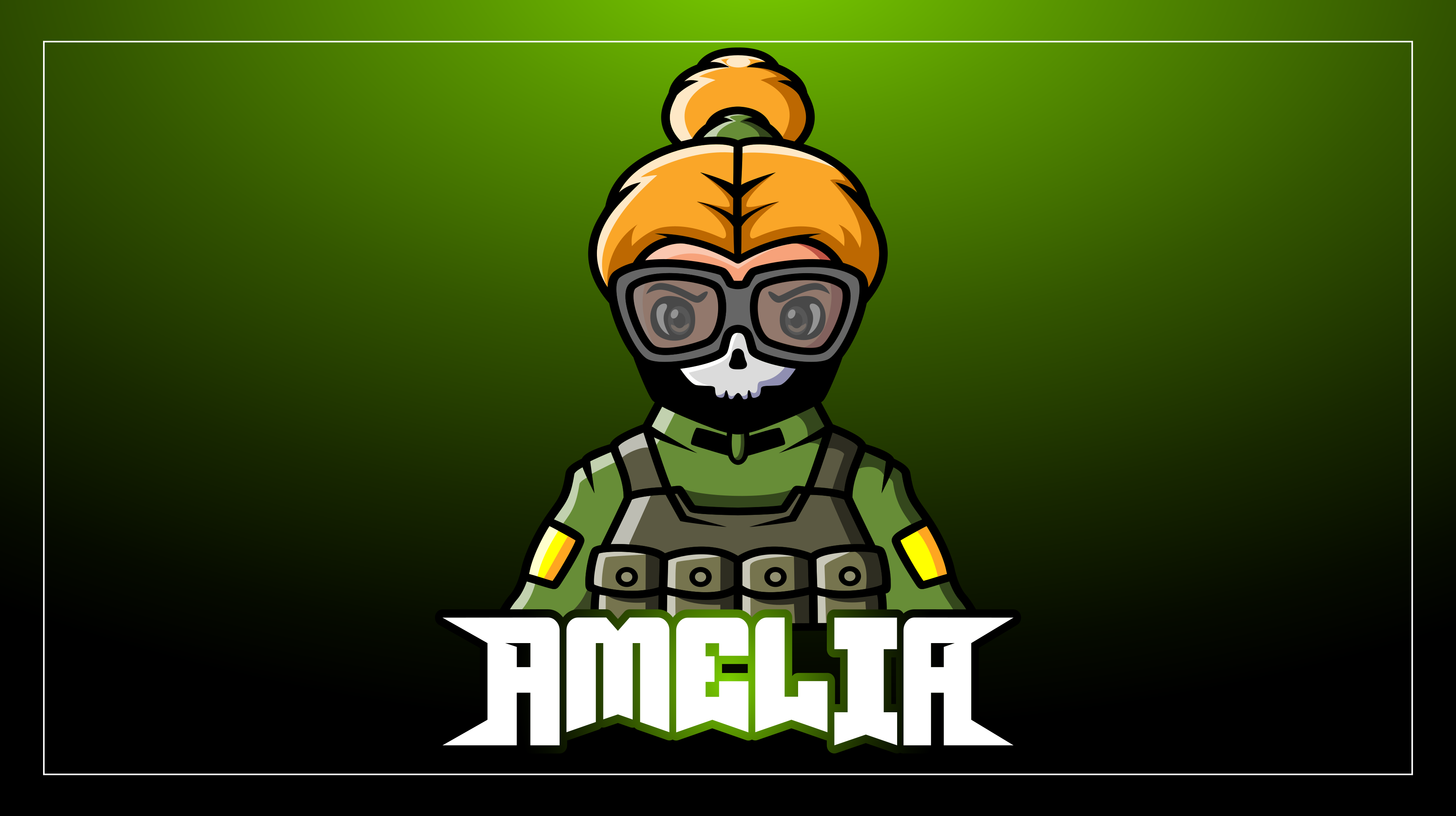 žena-vojačka se jménem Vinylový koberec pro teenagery - TenStickers