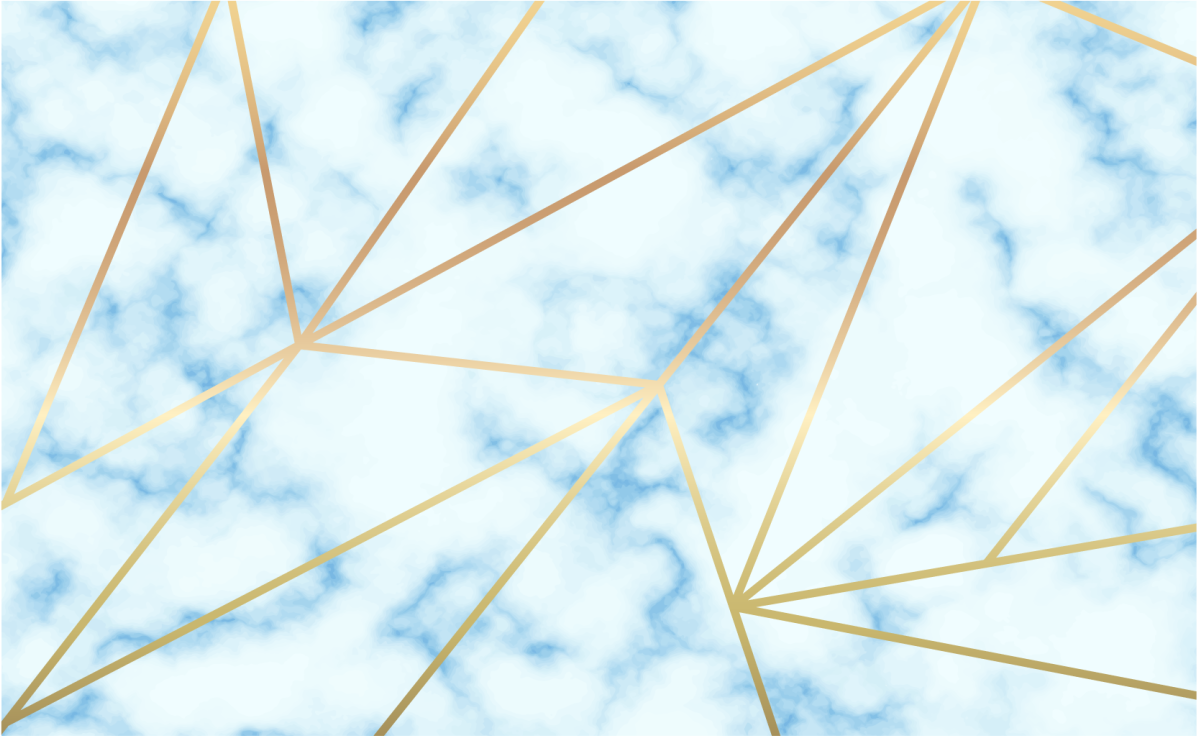 Stylový geometrický motiv Mramorový vinylový koberec - TenStickers