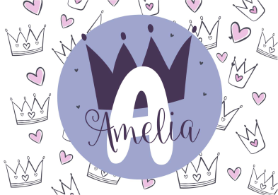 Personalizovaný potisk koruny Ostatní Vinylový koberec - TenStickers