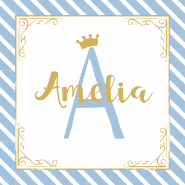 Styl iniciál jména Vinylový koberec se jmény - TenStickers