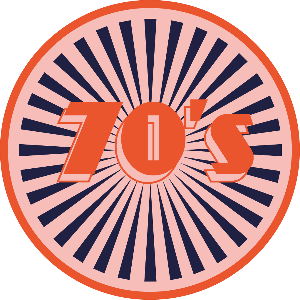 Retro nádech 70. Let Vintage vinylový koberec - TenStickers