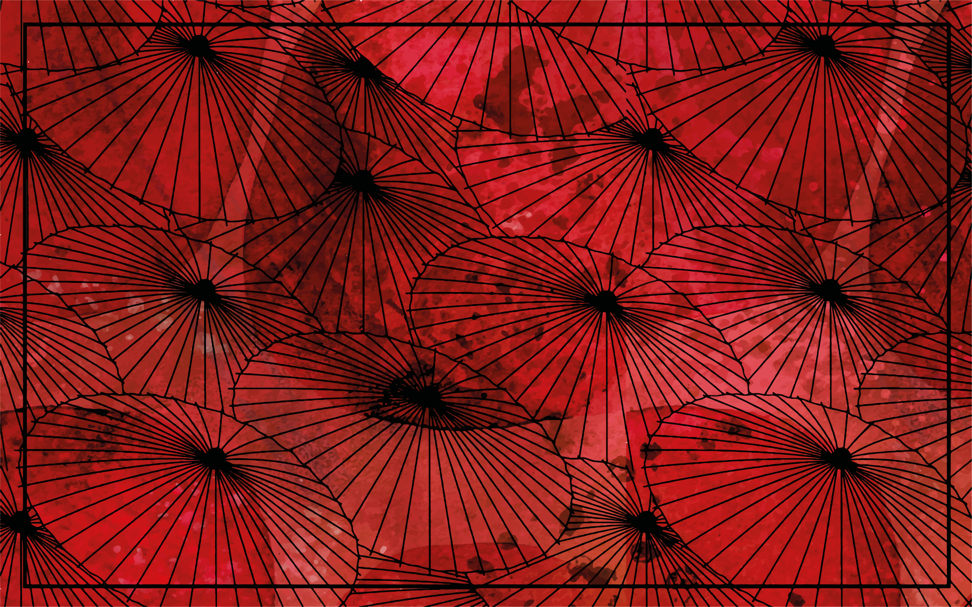 Vzorovaná červená textura Vinylový koberec s texturou - TenStickers