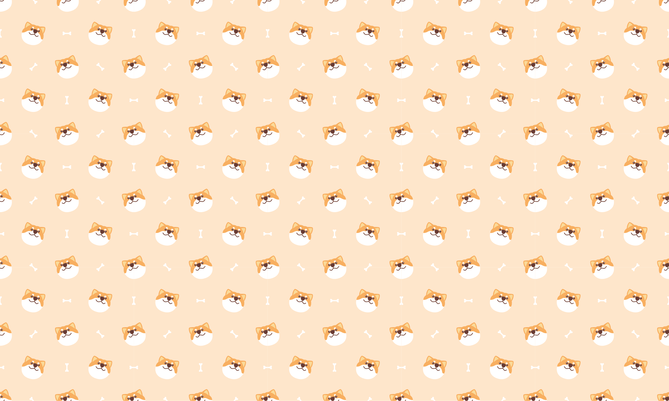 Roztomilé psí tváře Zvířecí vinylový koberec - TenStickers