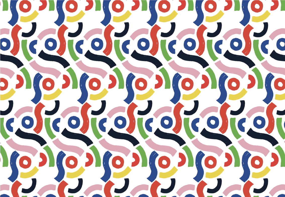 živé geometrické tvary Mozaikový vinylový koberec - TenStickers