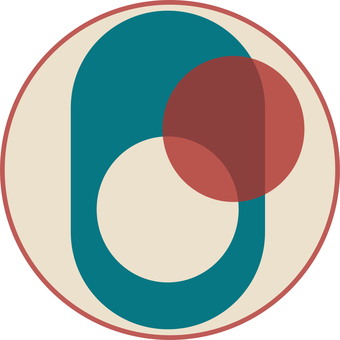 Kruhy v harmonii Moderní vinylový koberec - TenStickers