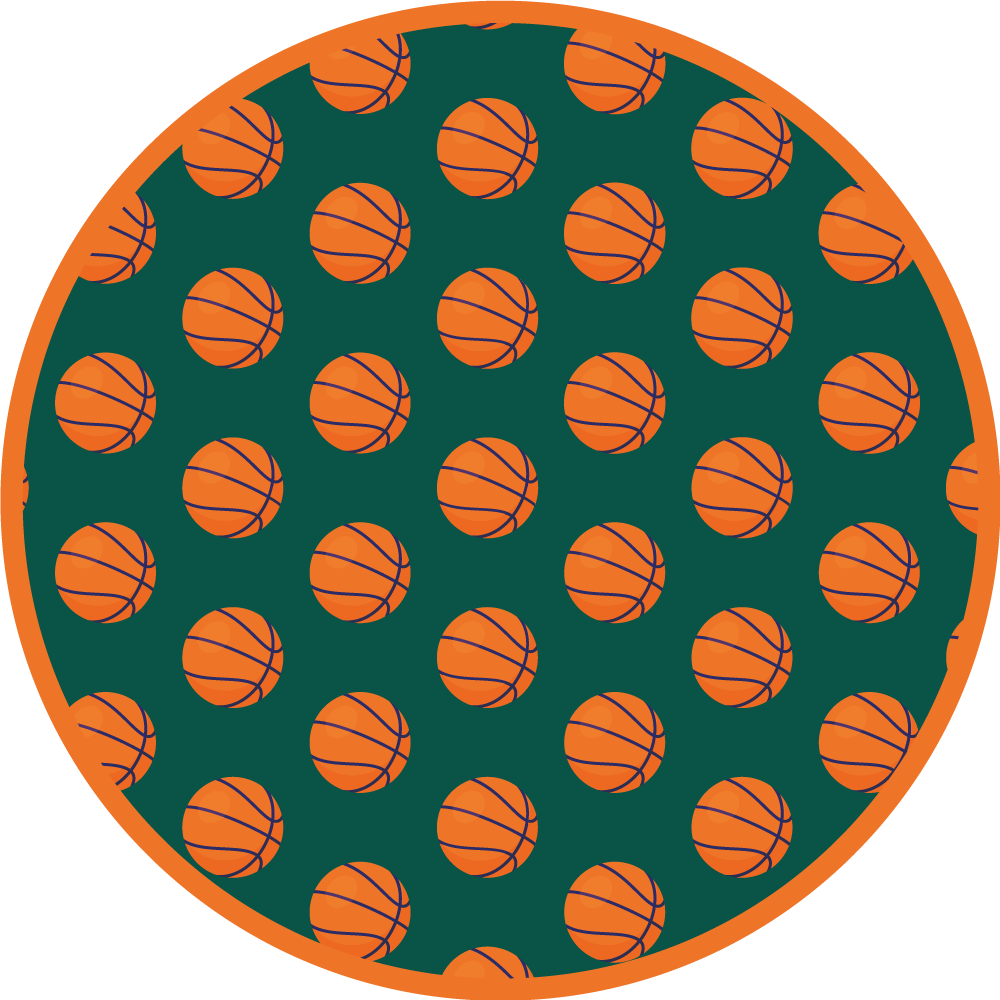 Vinylový koberec na silnici basketbalová myšlenka - TenStickers