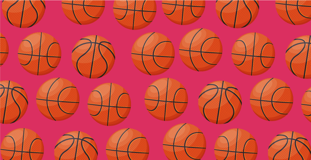 Basketbalový motiv Ostatní Vinylový koberec - TenStickers