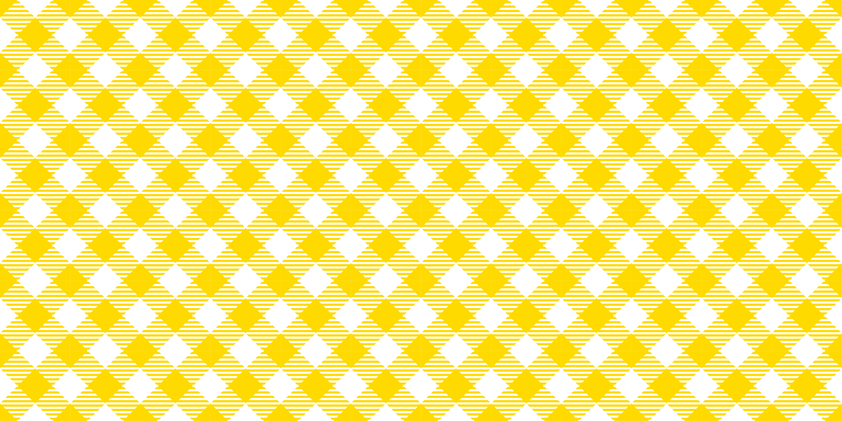 Motiv žlutého diamantu Pruhovaný vinylový koberec - TenStickers