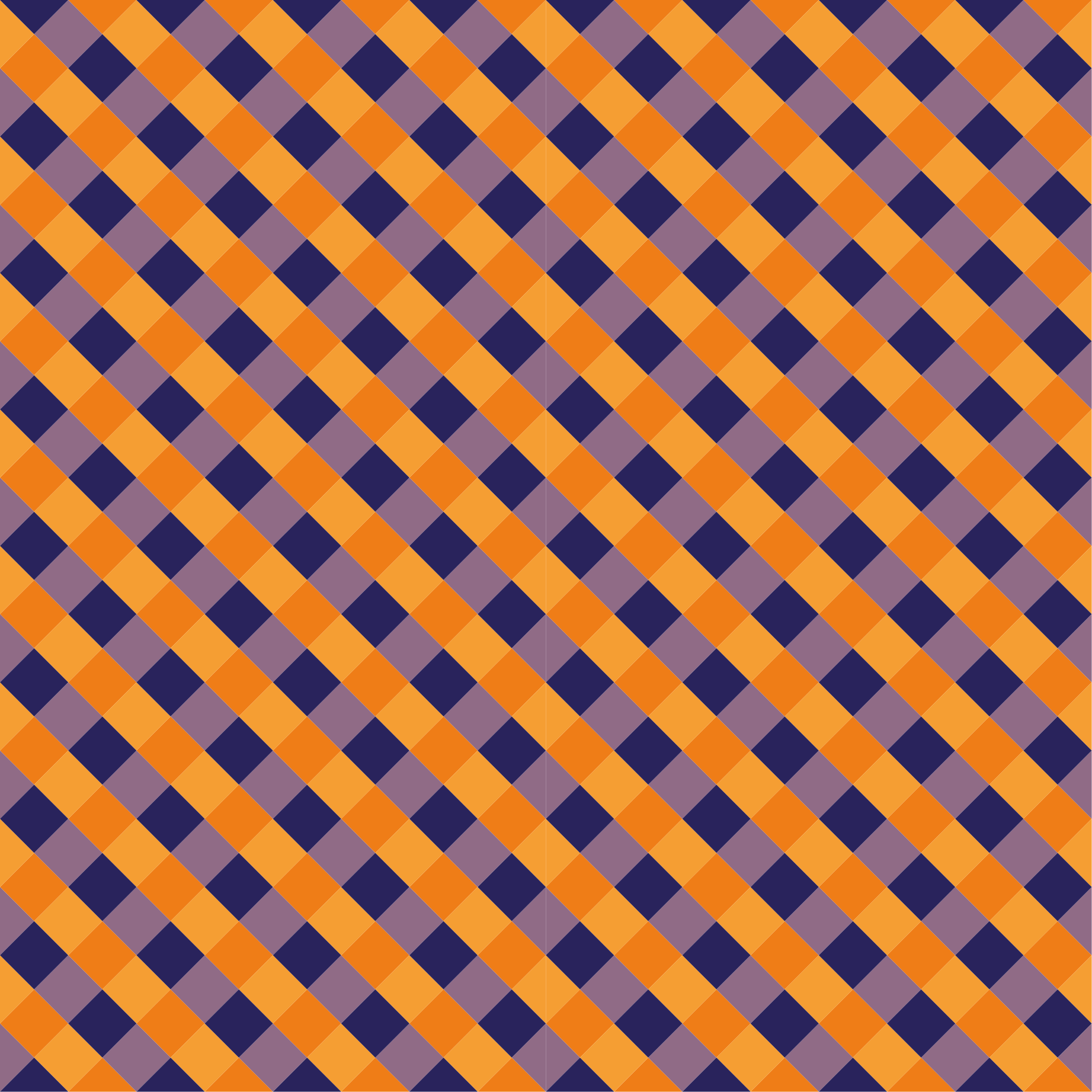 Diagonální barevné bloky Pruhovaný vinylový koberec - TenStickers