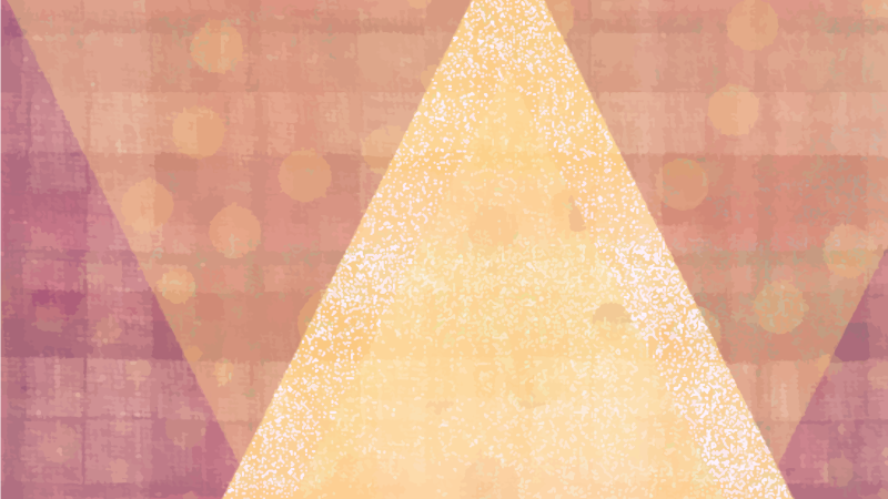 Trojúhelníkové barevné schéma Geometrický vinylový koberec - TenStickers