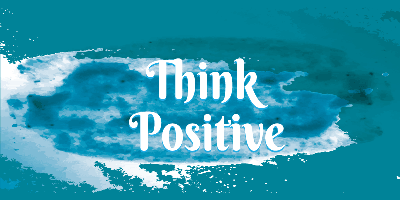 Přijměte optimismus Vinylový koberec s frázemi - TenStickers