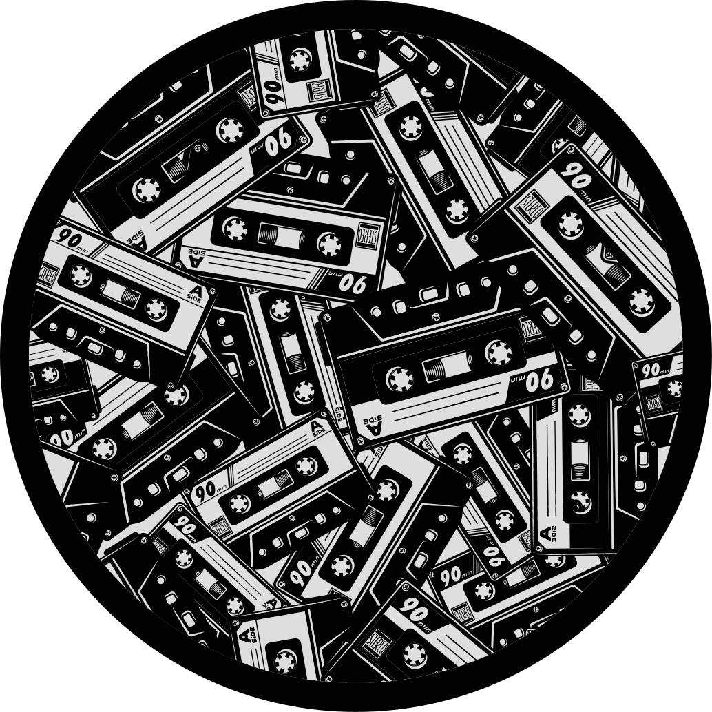 Ostatní vinylový koberec koncept kazety - TenStickers