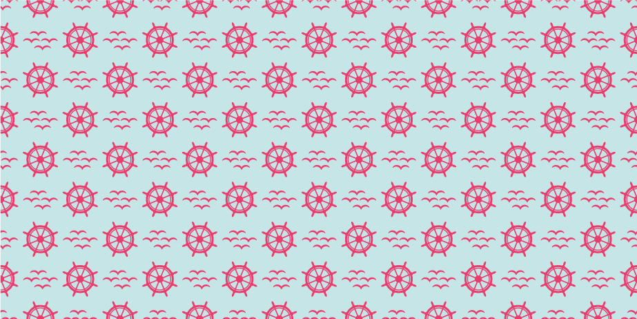 Námořní volanty Ostatní Vinylový koberec - TenStickers