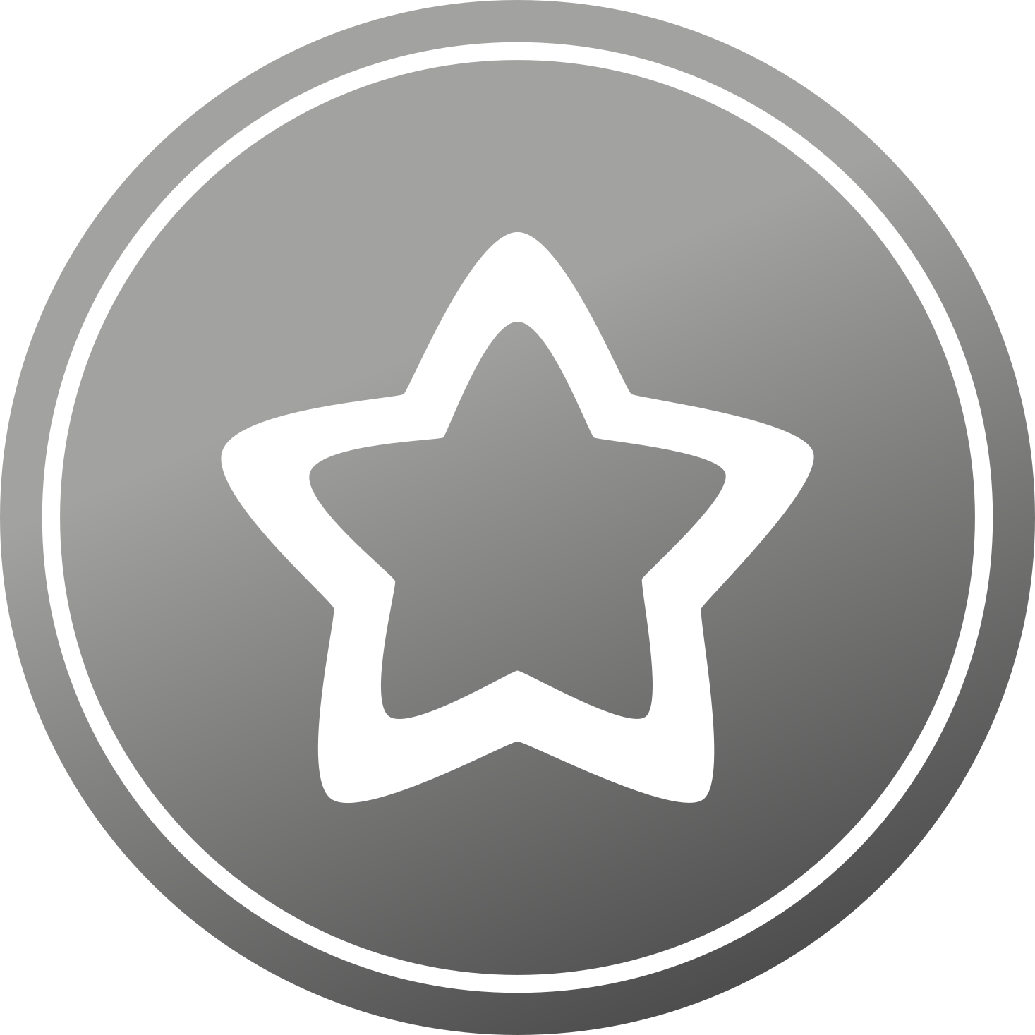 Vinylový koberec s hvězdami v elegantním šedém motivu - TenStickers