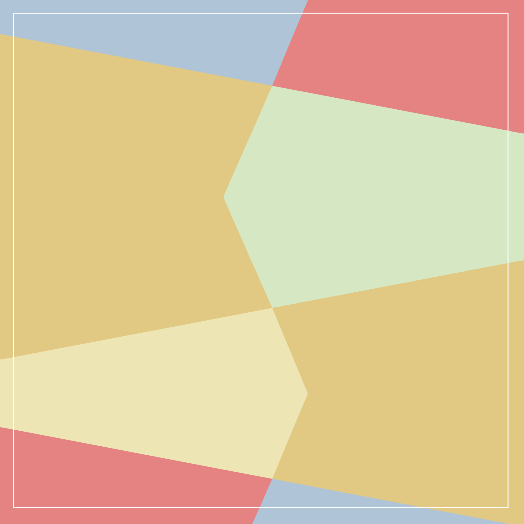 Geometrický vinylový koberec Živá geometrická kompozice - TenStickers