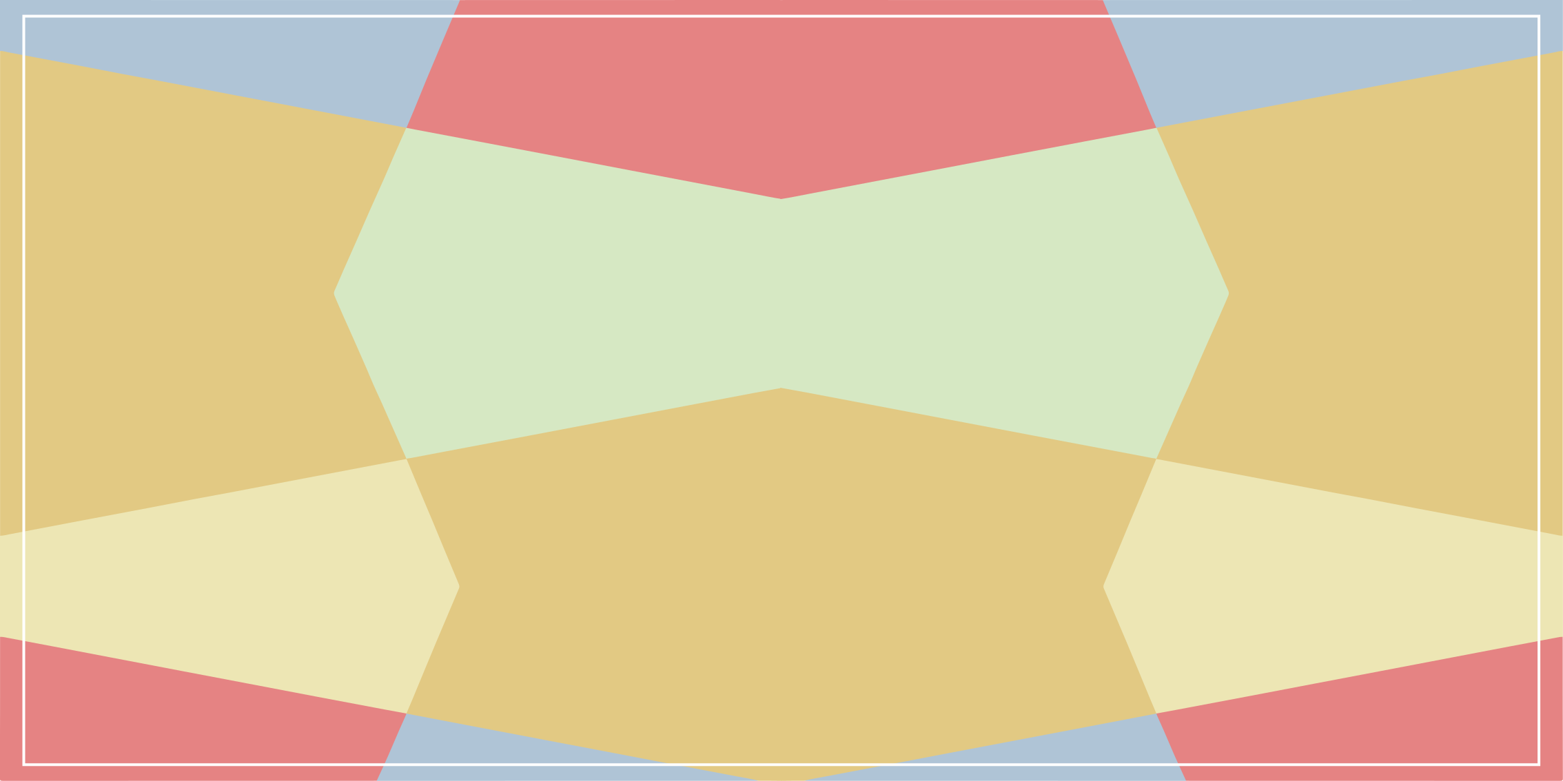 Barevné polygonální tvary Geometrický vinylový koberec - TenStickers