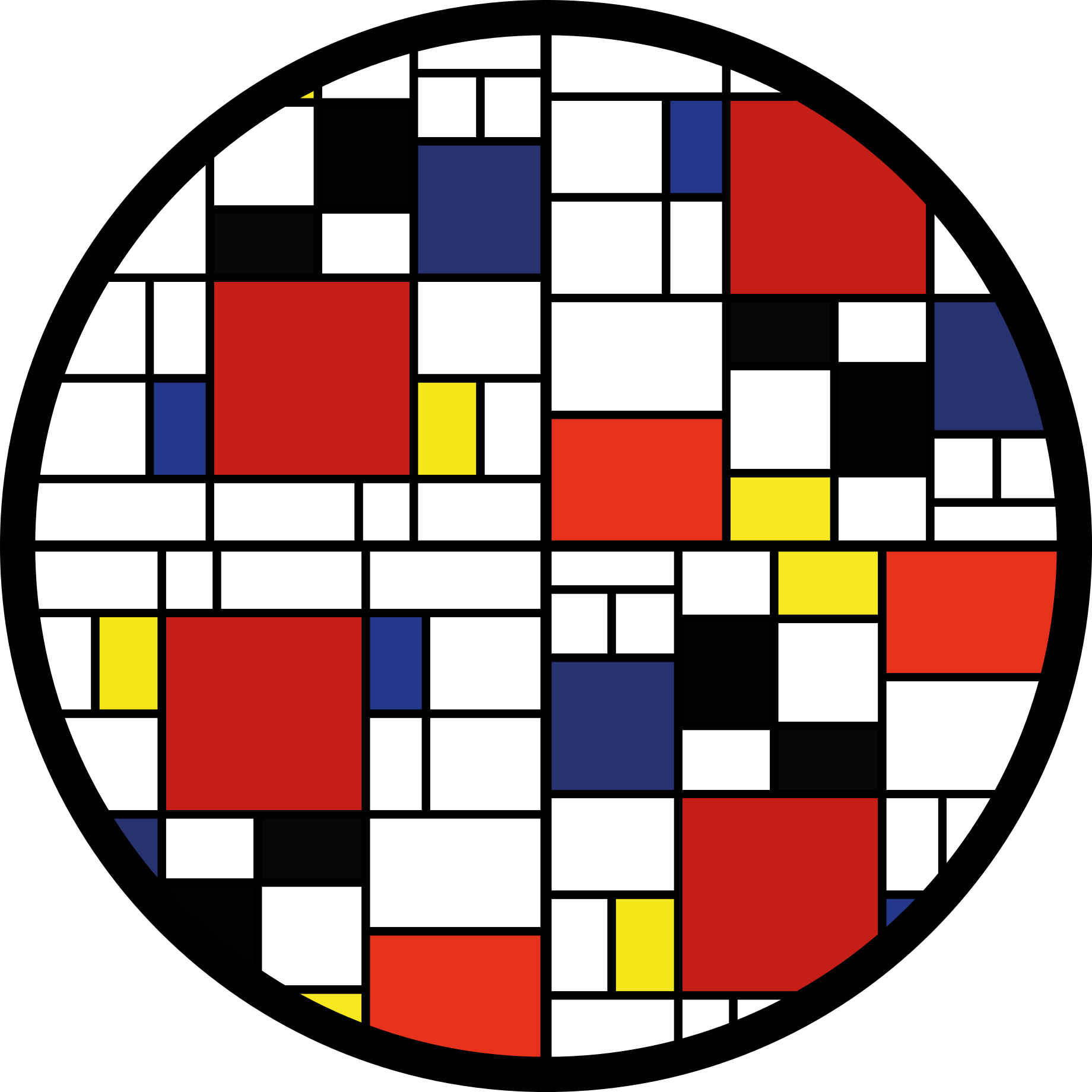 Moderní vinylový koberec v barevném bloku - TenStickers