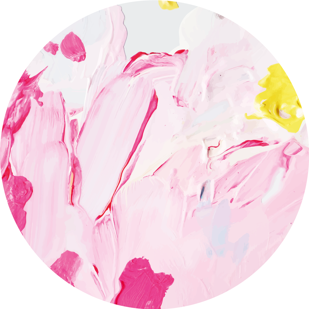 Vinylový koberec pro teenagery růžové abstraktní spirály - TenStickers