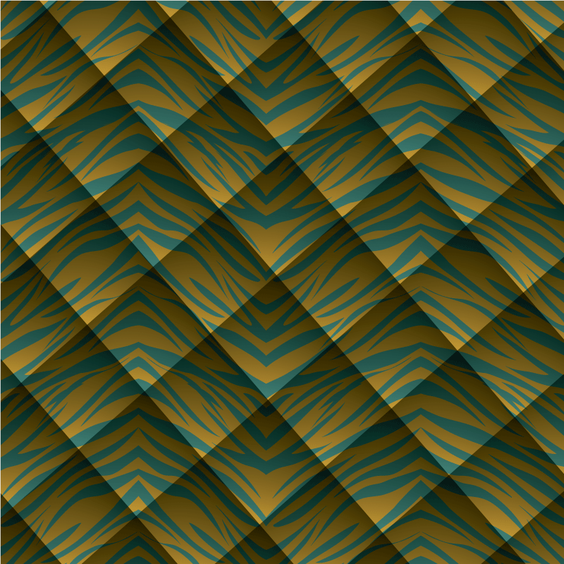 Vinylový koberec se zvířecím potiskem zebra fusion - TenStickers