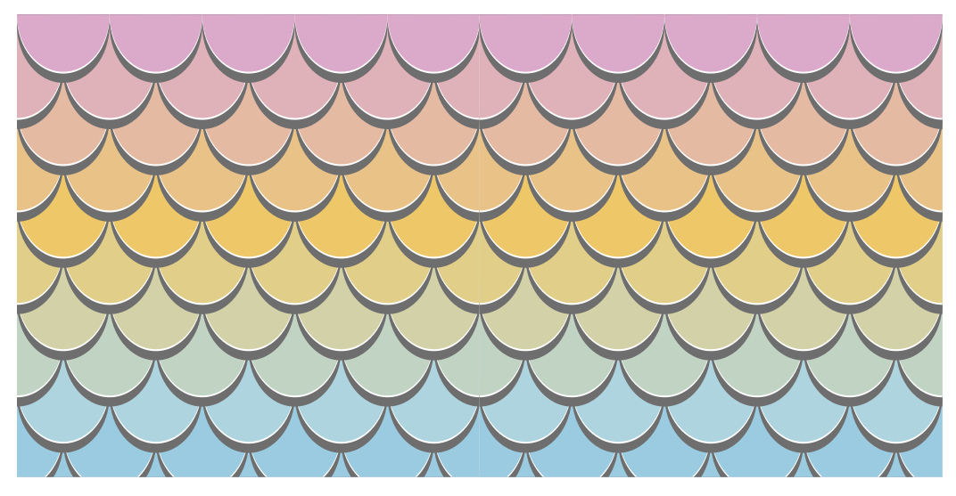 Barevný vzor váhy vinylový koberec - TenStickers