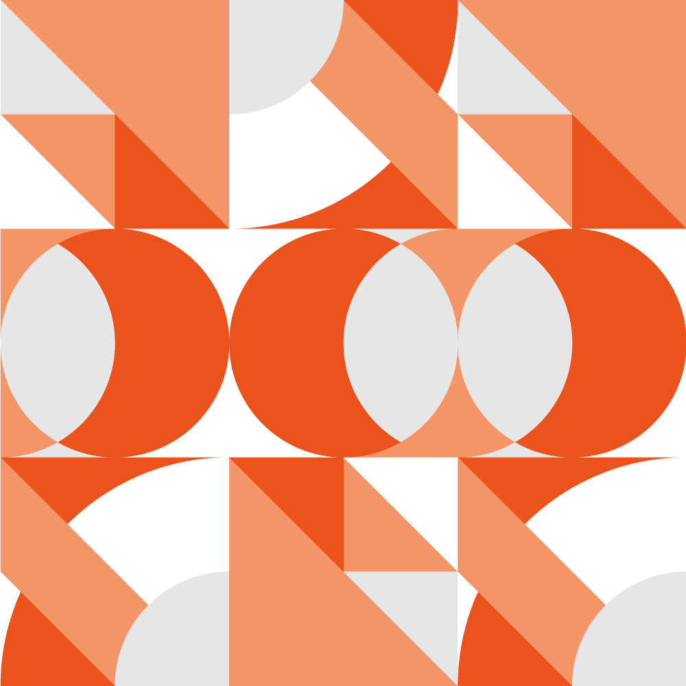 Retro geometrická inspirace Geometrický vinylový koberec - TenStickers