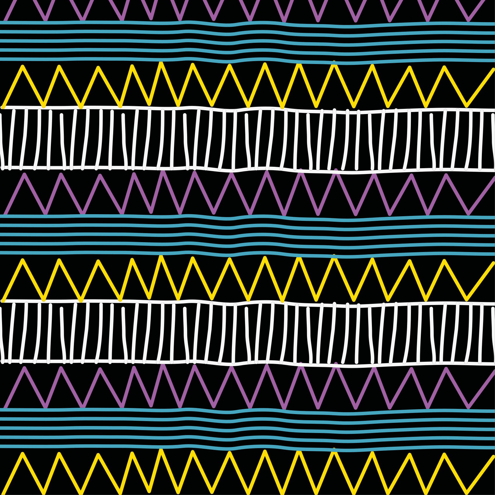 Barevné vzory Geometrický vinylový koberec - TenStickers