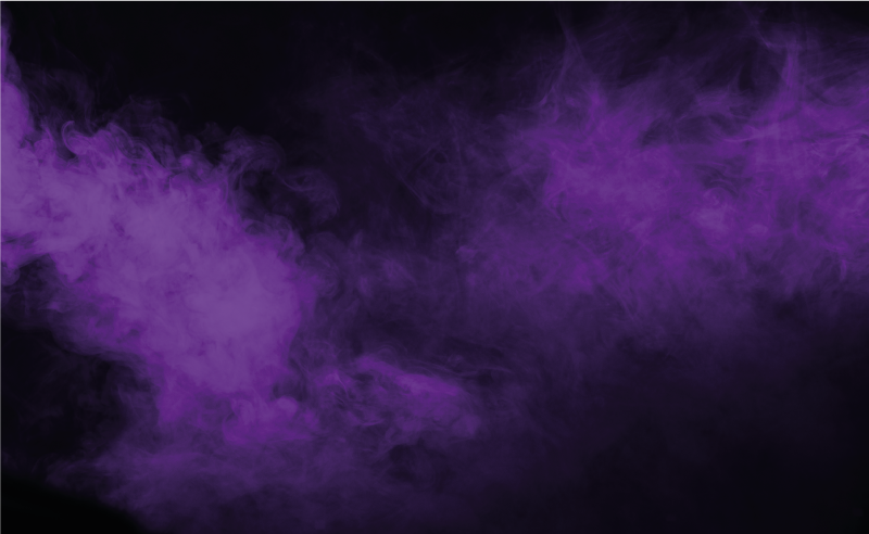 Koberec do ložnice s fialovým kouřem - TenStickers