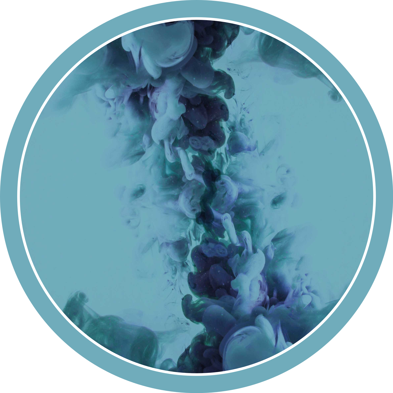 Tekuté tyrkysové vlny Koupelnový vinylový koberec - TenStickers