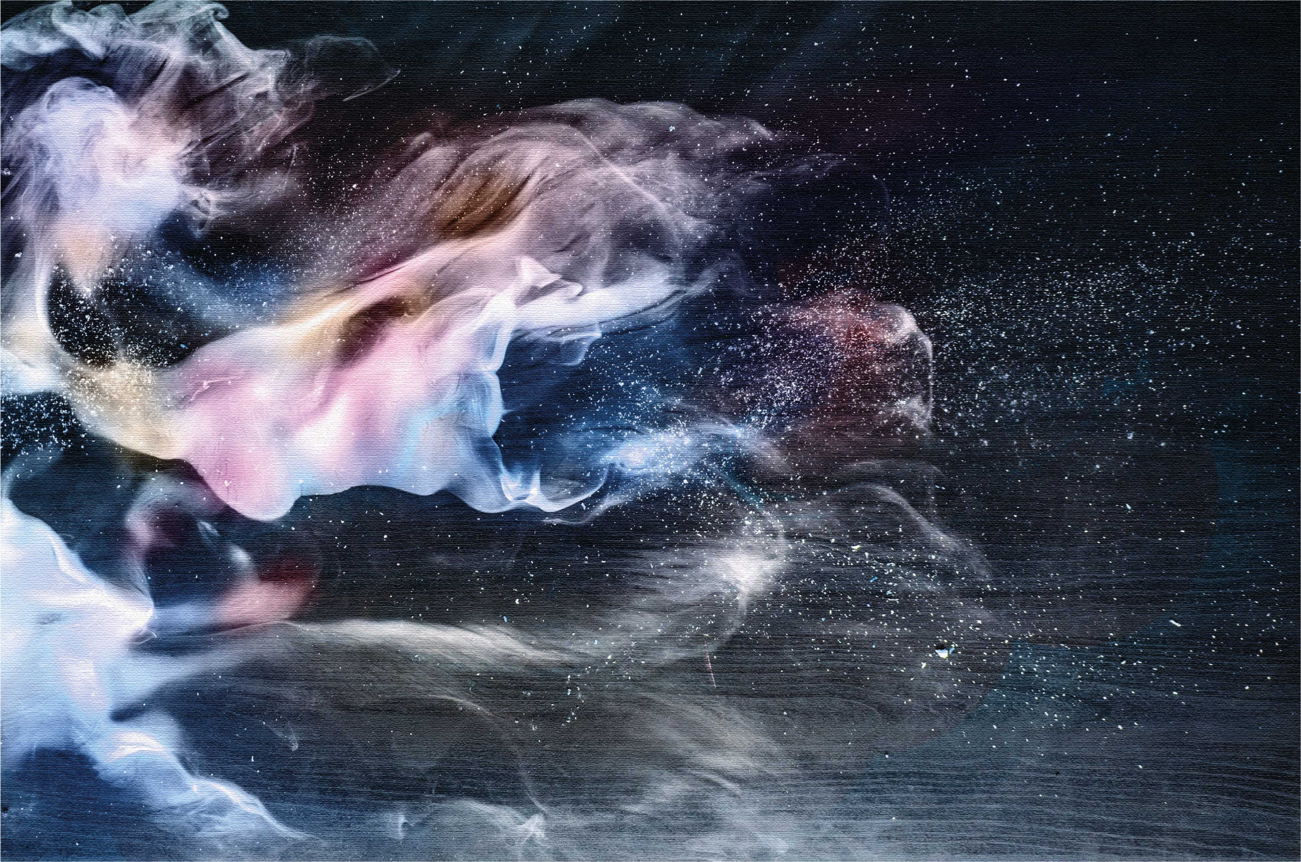 Kosmické kouřové víry Vinylový koberec pro teenagery - TenStickers