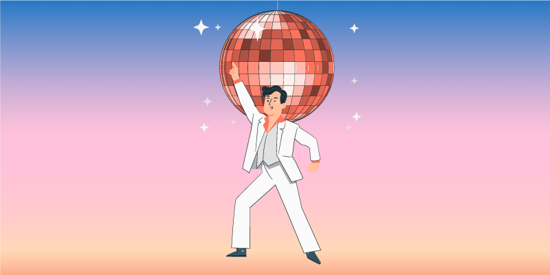 Atmosféra taneční párty Ostatní Vinylový koberec - TenStickers