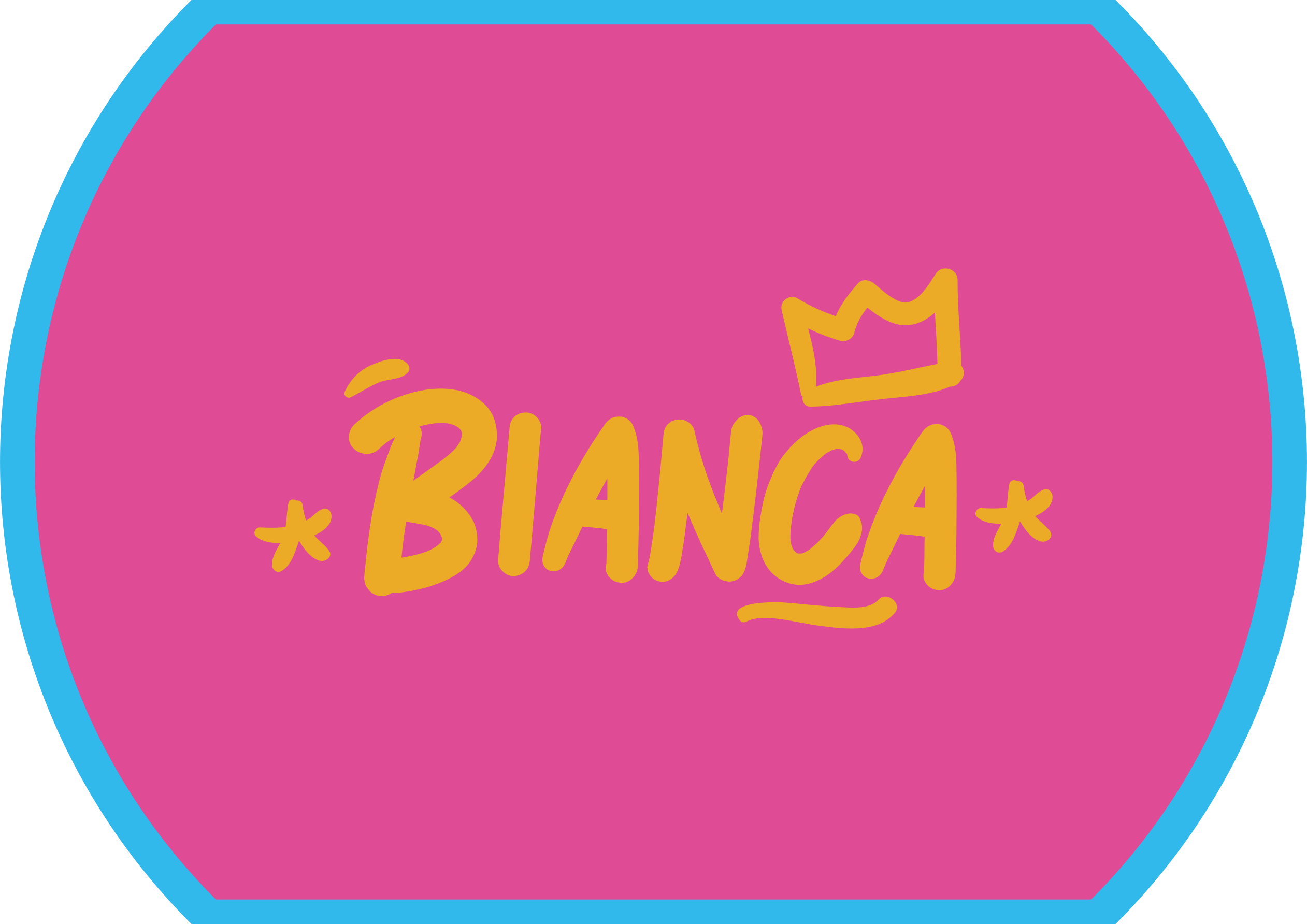 Vinylový koberec se jmény s modrým okrajem - TenStickers